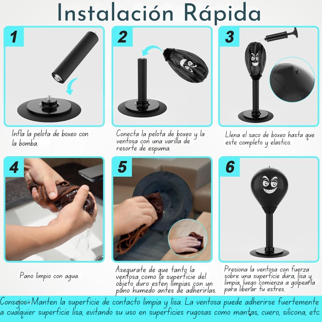PunchOut Desk Golpeador anti-estrés